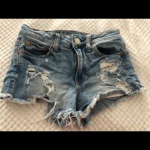American Eagle ripped shorts